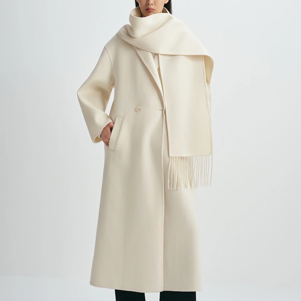 Rue Sophie Greta Coat with Scarf